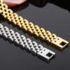 Unisex 10/15mm Link Watch Chain Bracelet - Image 4