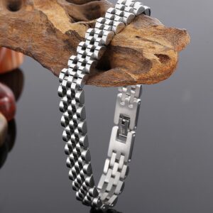 Unisex 10/15mm Link Watch Chain Bracelet