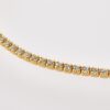 18k Gold 925 Sterling Silver Zircon Splice Chains Bracelet - Image 5