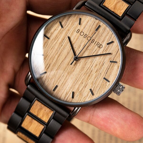 Wood Luxury Quartz Simple Ultra-thin Watch for Man - Image 3