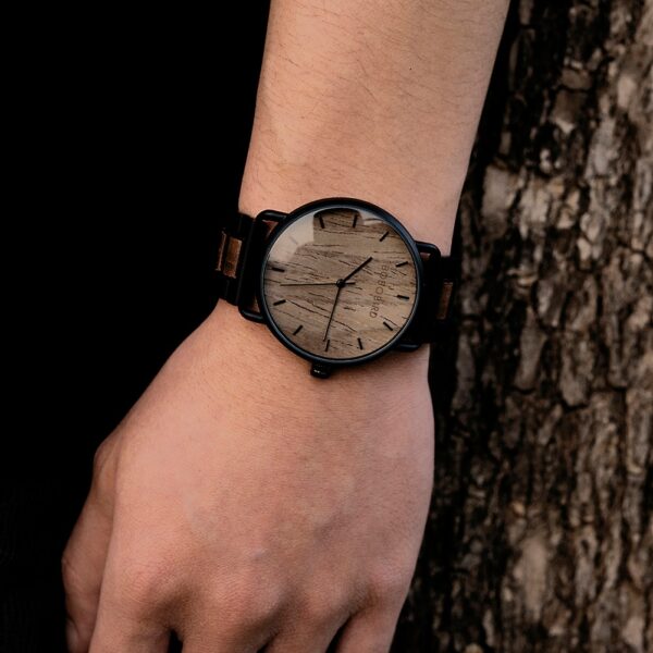 Wood Luxury Quartz Simple Ultra-thin Watch for Man - Image 4