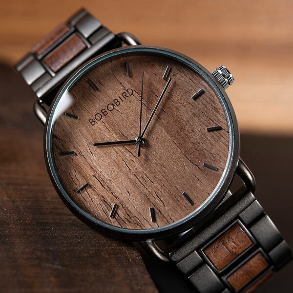 Wood Luxury Quartz Simple Ultra-thin Watch for Man