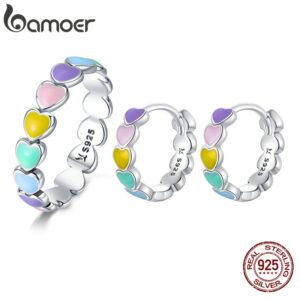 925 Sterling Silver Rainbow Series Jewellery Set