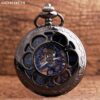 Mechanical Hand Wind Pocket Watch with Fob Chain - Image 6