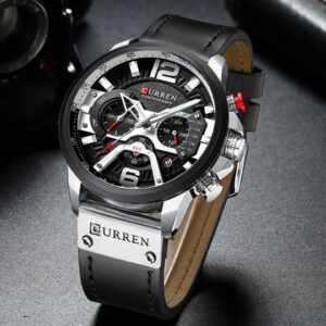 Casual Luxury Military Leather Sport Watches