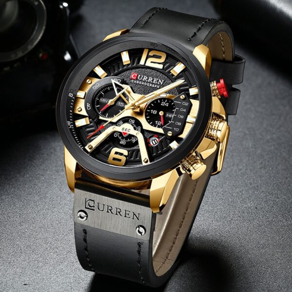 Casual Luxury Military Leather Sport Watches - Image 5