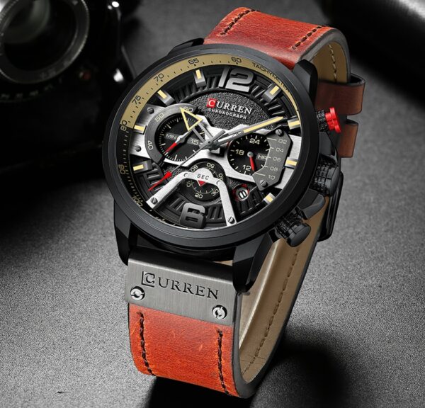 Casual Luxury Military Leather Sport Watches - Image 6