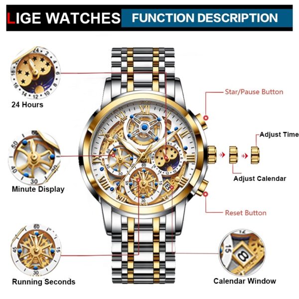 Original Sports Quartz Men's Watch - Image 4