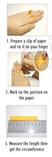 how to measure your ring size