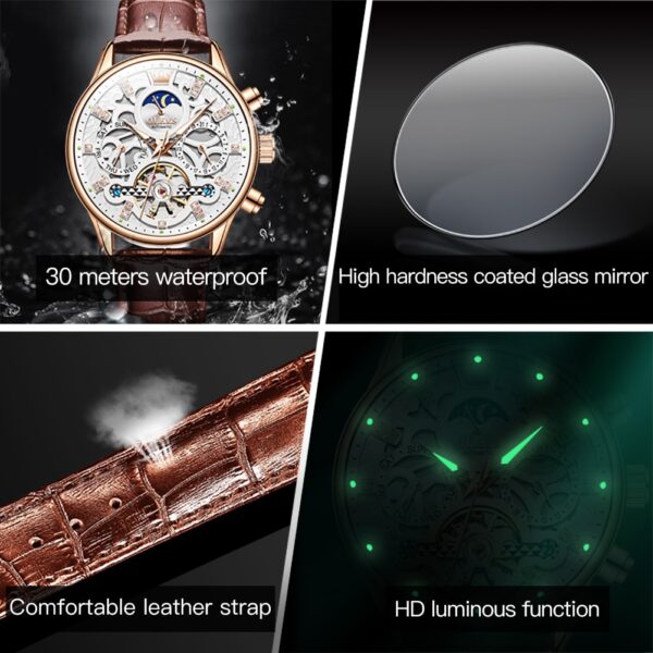 Automatic Mechanical Wrist Watch for Men - Image 5