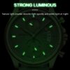 Fashion Chronograph Leather Quartz Watch - Image 5