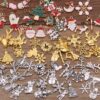 Random 20Pcs 10- 40 Style Christmas Drop Oil Charms - Image 2