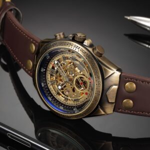 Retro Style Automatic Mechanical Watch