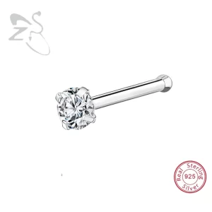 925 silver nose stud