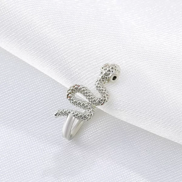 1Pcs Stainless Steel Non-Piercing Snake Nose Ring