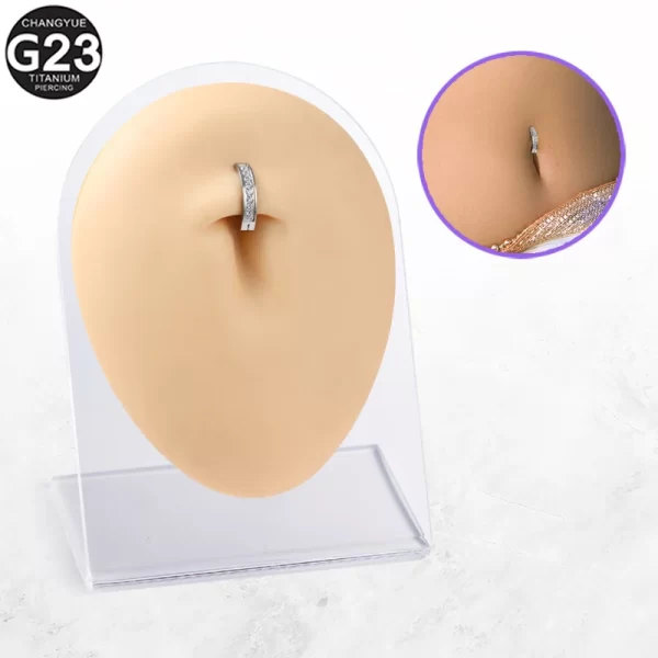 Titanium Piercing Belly Button Ring