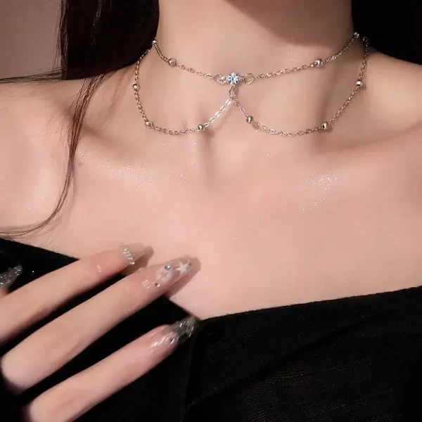 Sexy Harness Crystal Chest Body Chain for Women