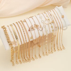 Women’s Bohemian Twisted Snake Chain Anklet