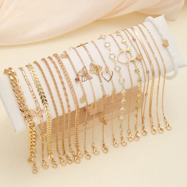 Women's Bohemian Twisted Snake Chain Anklet